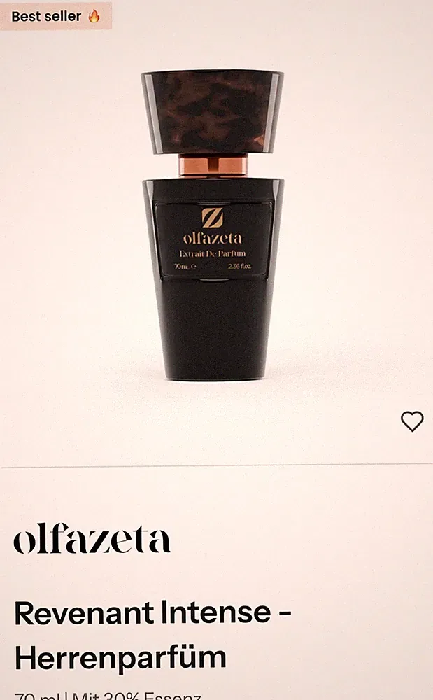 094 Chogan Olfazeta Revenant Intense - Herrenparfüm70 ml | Mit 30% Essenz