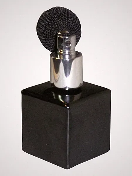 1 Parfümflacon Flakon leer 50 ml mit Zerstäuberpumpe und Kappe Gold Kaiserin