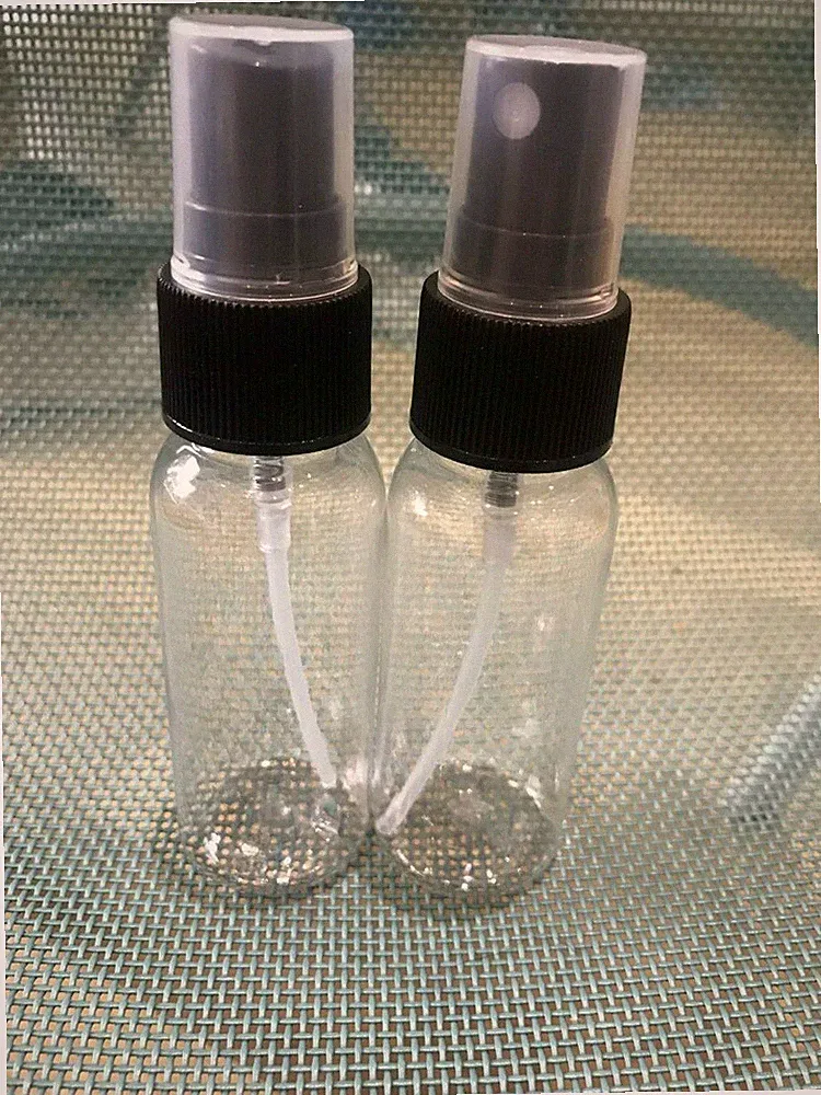 10 Stück 30 ml Mini kleine leere Kunststoff Parfüm Transparent Zerstäuber Sprühflasche