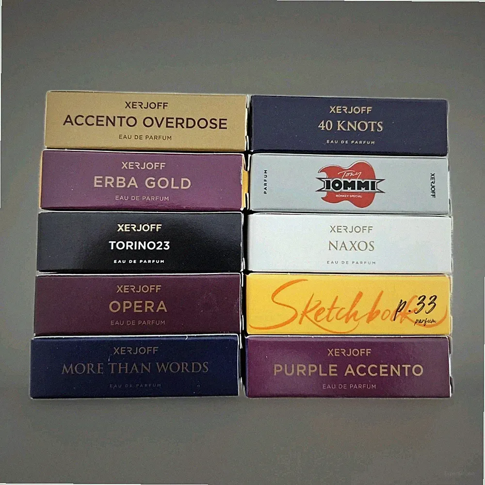 10 Verschiedene Xerjoff Parfum Proben 10x2 ml Naxos 40 Knots Torino Opera
