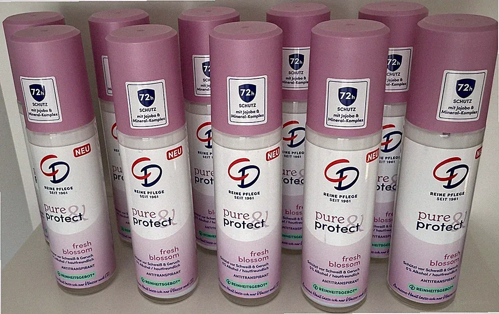 10 x CD Deo Zerstäuber Pure & Protect 🌊 Fresh Blossom ‼️ NEU ‼️ Antitranspirant