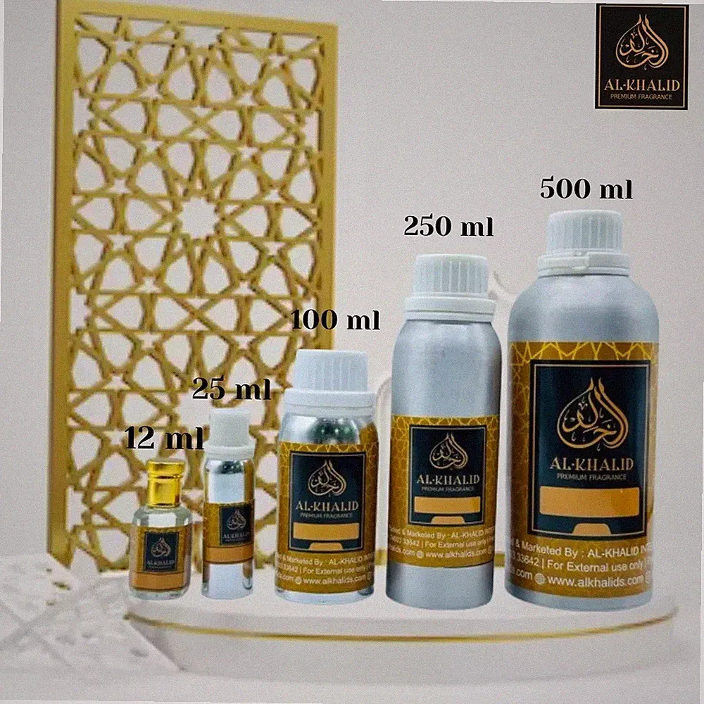 100 ml von Al Khalid MUSK Natürlicher Duft Konzentriertes Parfümöl Lasting Attar