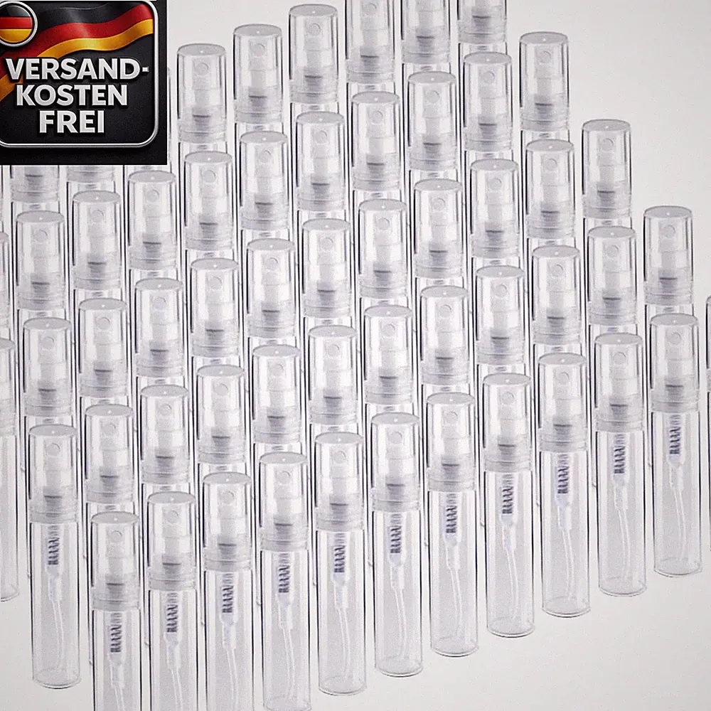 100 Stück parfümzerstäuber 3ml nachfüllbar travel sprühflasche für unterwegs