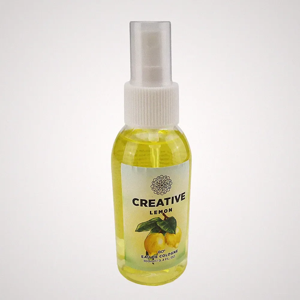 100ml Spray Zitronenwasser Cologne Kolonya Zitronenduft Duftwasser 80° Haut Hand