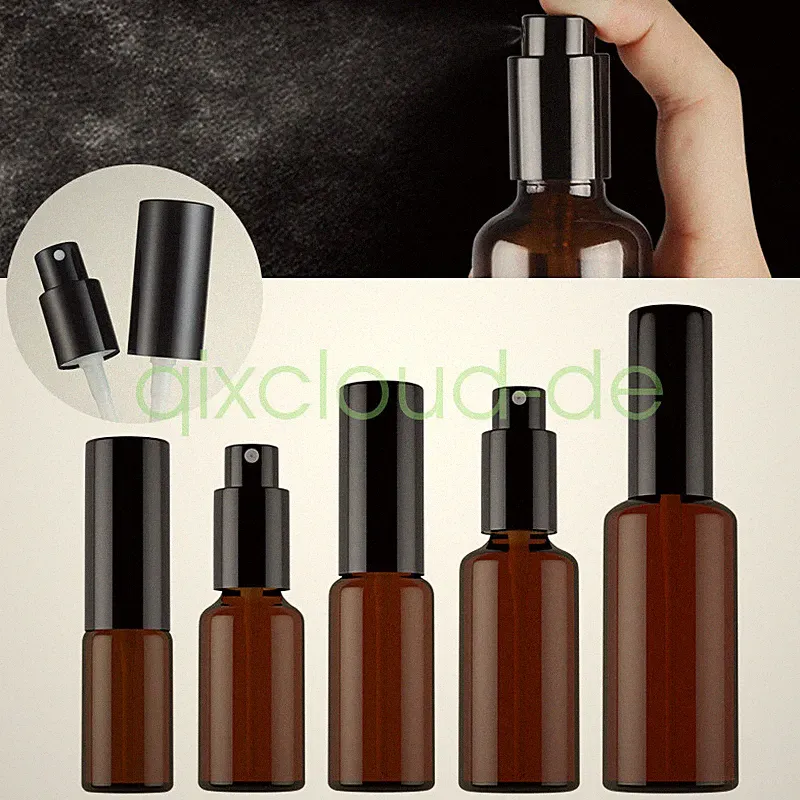10ml 20ml 30ml 50ml Braun Glasflasche Parfüm Zerstäuber Sprüher Sprühflasche
