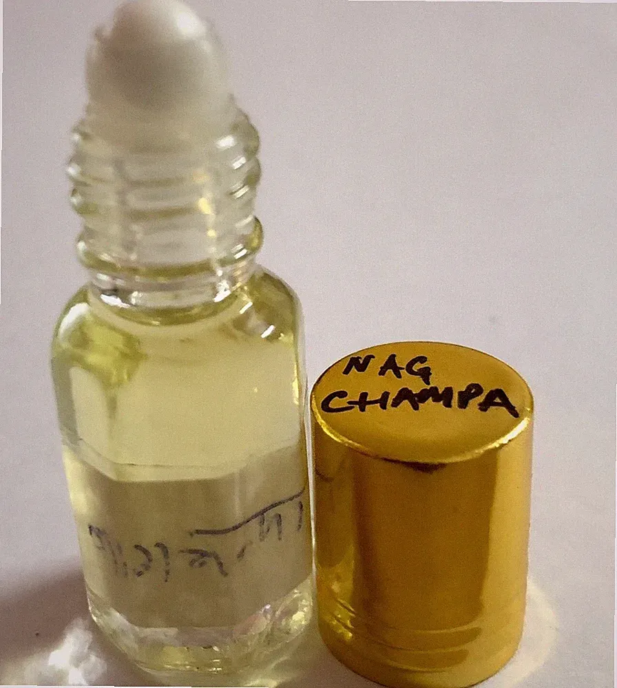 12 ml natürlicher NAGCHAMPA Blumenduft ATTAR ITTAR Itra Parfümöl hindu puja