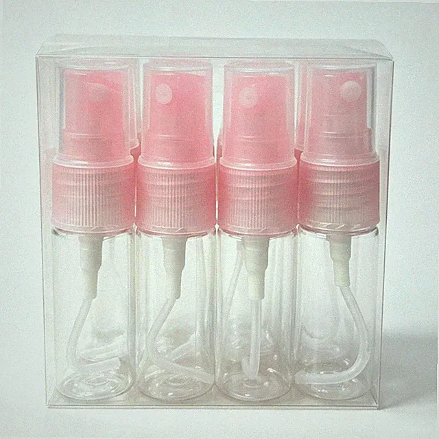 12 Stück Mini Nachfüllbare Sprühflaschen Reise Parfüm Zerstäuber Rosa