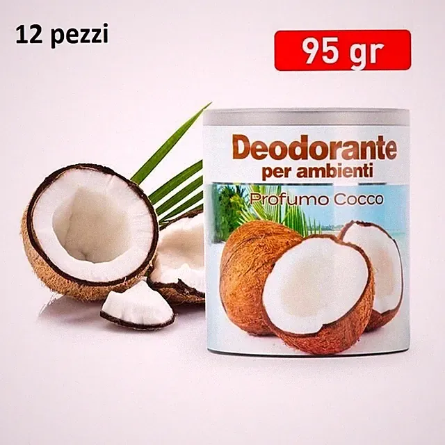 12-teiliges Deodorant Gel Raumduft Dose Kokosduft dfh