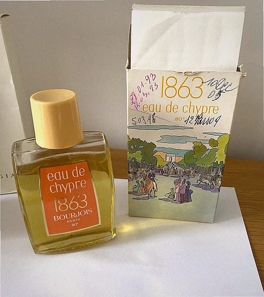 125 ml Eau De Chypre 1863 Eau Toilette Parfum Antik Vintage Parfum Sammlung