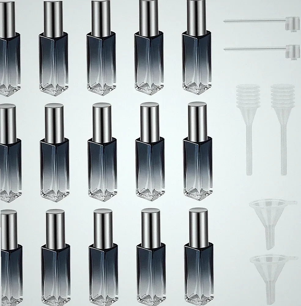 15 Nachfüllbare Mini-Parfümzerstäuber, 10ml, Ideal für Reisen