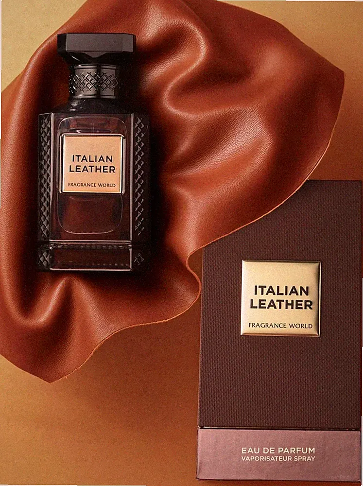 150ml Fragrance World Italian Leather Eau de Parfum für Herren 150 ml