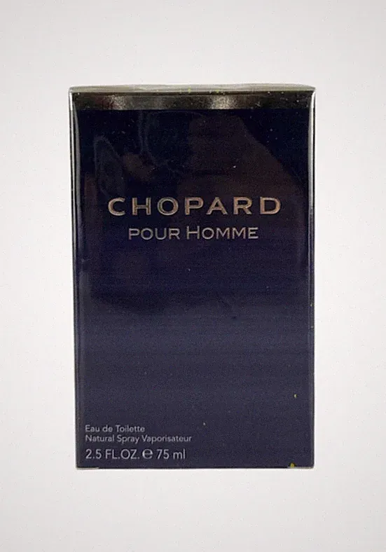 (173,32EUR/100ML) CHOPARD - POUR HOMME 75ML EAU DE TOILETTE SPRAY NEU OVP