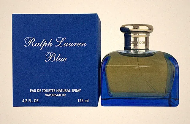(175,99EUR/100ML) 125ML VINTAGE RALPH LAUREN BLUE EAU DE TOILETTE SPRAY NEU OVP