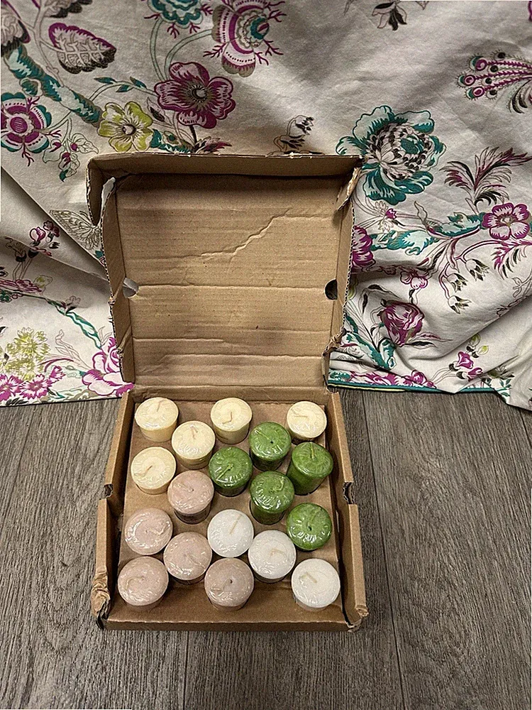 18 x YANKEE CANDLE 49g DUFTSET BOX - Cool Christmas Mint & mehr