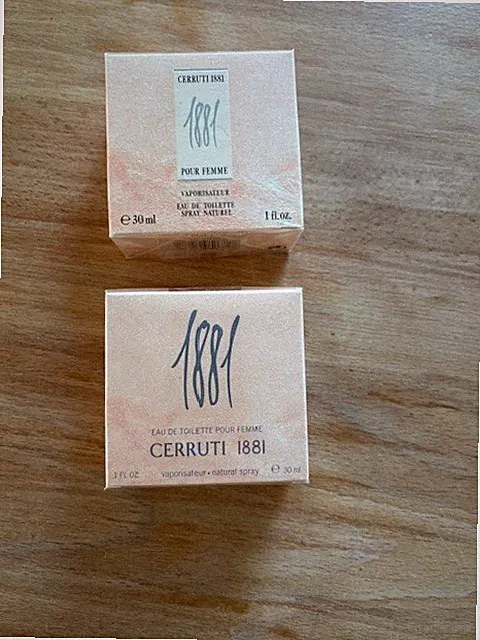2 Cerruti 1881 Pour Femme - Eau de Toilette - 30 +30ML OVP