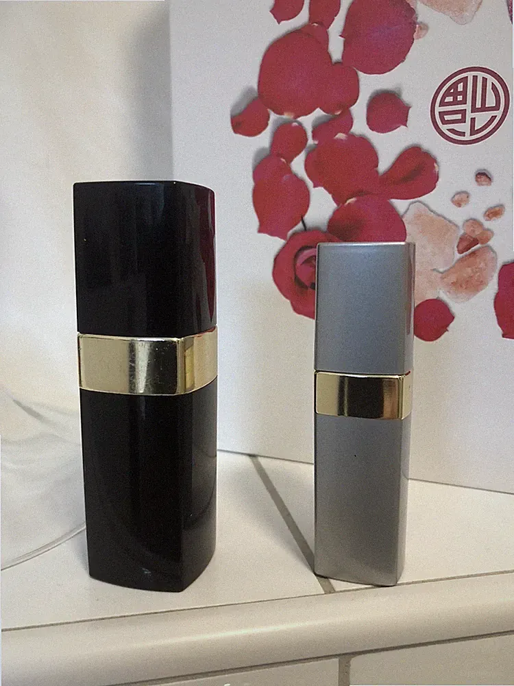 2 Chanel Flakon Parfüm Leer - 1x 15 ml und 0,5 ml