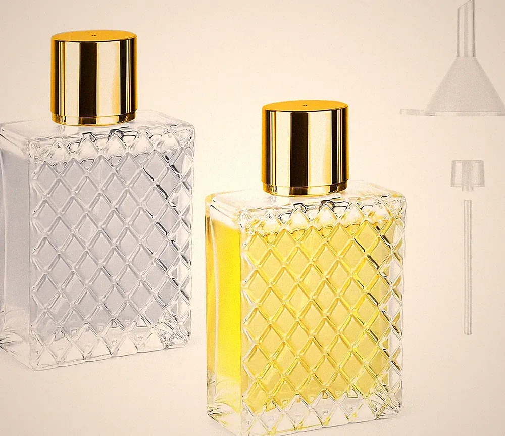 2 Stück 100ml Parfümzerstäuber, Portable Sprühflasche Reise Parfümzerstäuber für