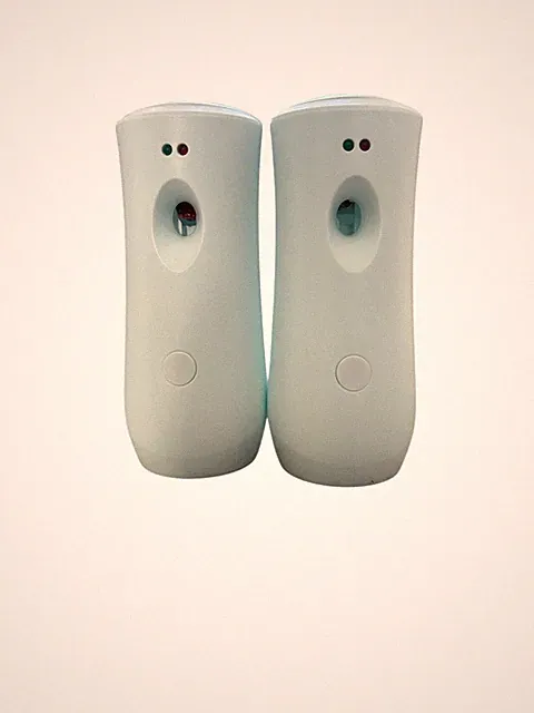 2 Stück Automatischer Lufterfrischer Aerosolspender Wandmontage Duftspray