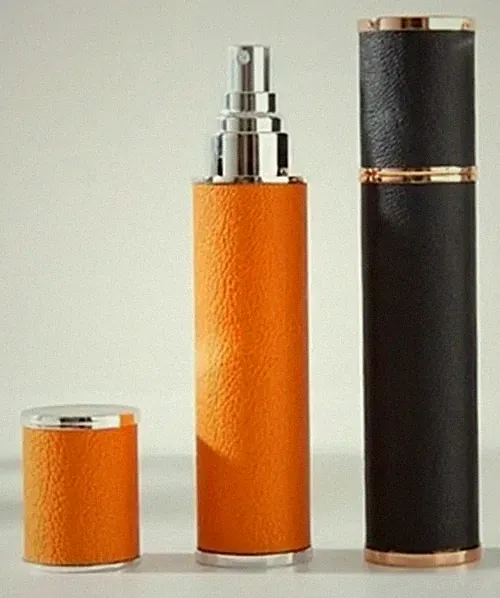 2 Stück Luxus EU Leder Parfümzerstäuber 10 ml Taschenzerstäuber Parfüm Einfüller