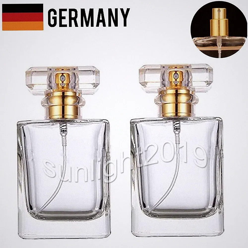 2 Stück Zerstäuber Sprühflasche Nachfüllbare Flasche Parfümflasche Reise 50ML