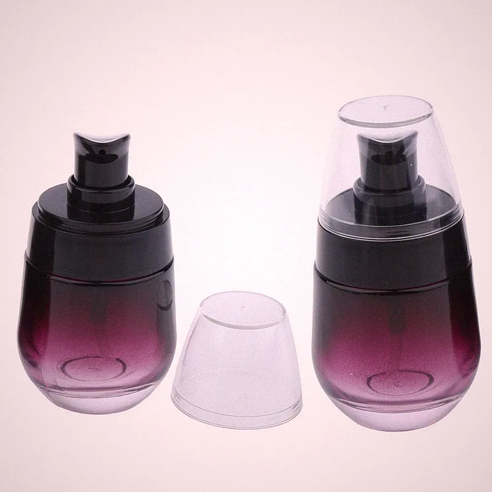 2 Stücke 30 ML Glas Parfüm Flasche Pump Sprayer Makeup Vials