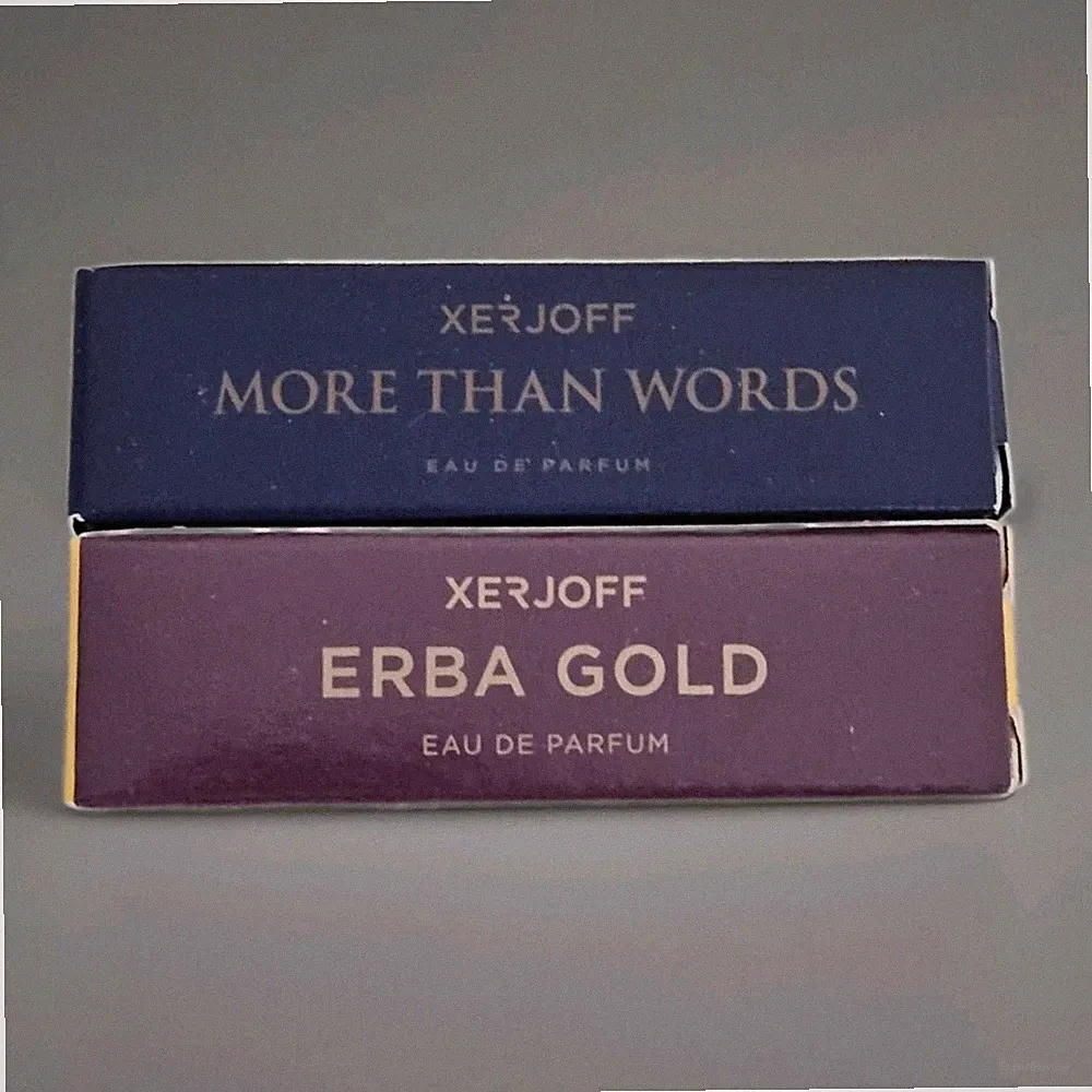 2 Verschiedene Xerjoff Proben More Than Words & Erba Gold 2x2ml Parfum Spray