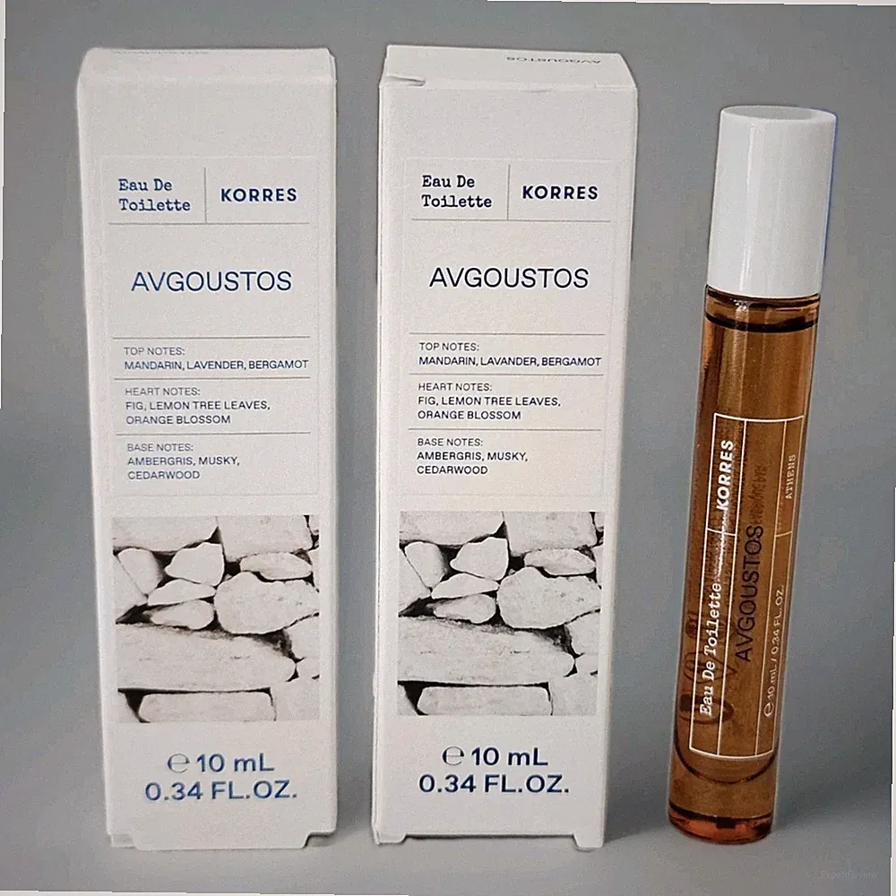 2 x 10 ml KORRES Avgoustos 20 ml Eau de Toilette Spray Unisex
