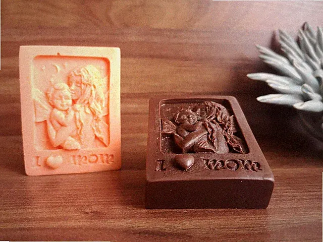 2 x handgemachte Naturseifen, Duft Kaffee Mokka - Orange, perfektes Geschenk für Mama
