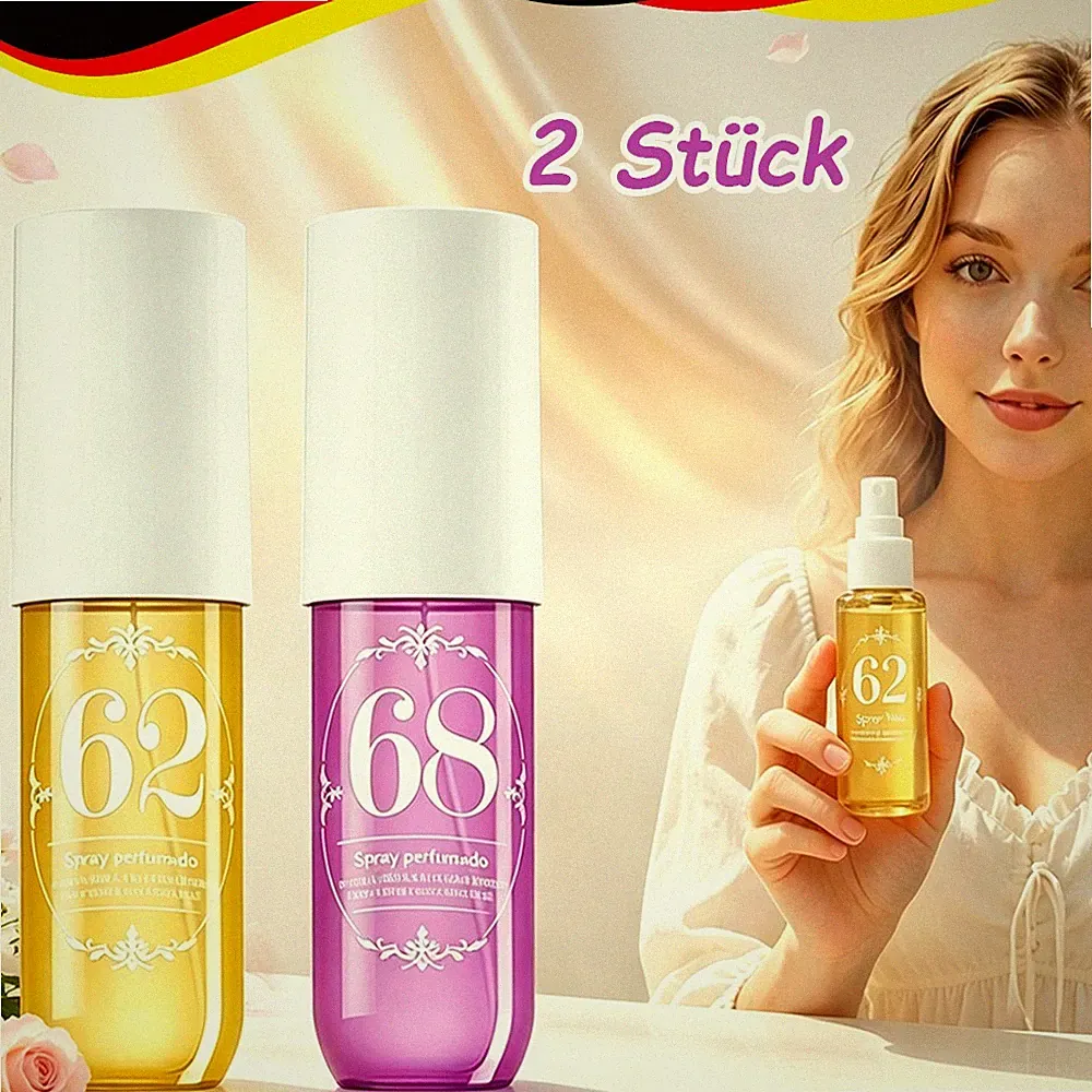 2 x Luxus Parfüm Duftspray Lufterfrischer Nachfüller | 90 ml |2 Sorten Raumduft