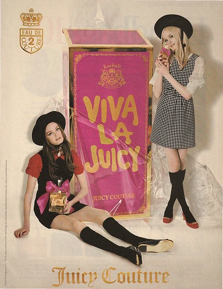2011 Magazin WERBUNG Druckseite JUICY COUTURE VIVA LA JUICY PARFUM ANZEIGE
