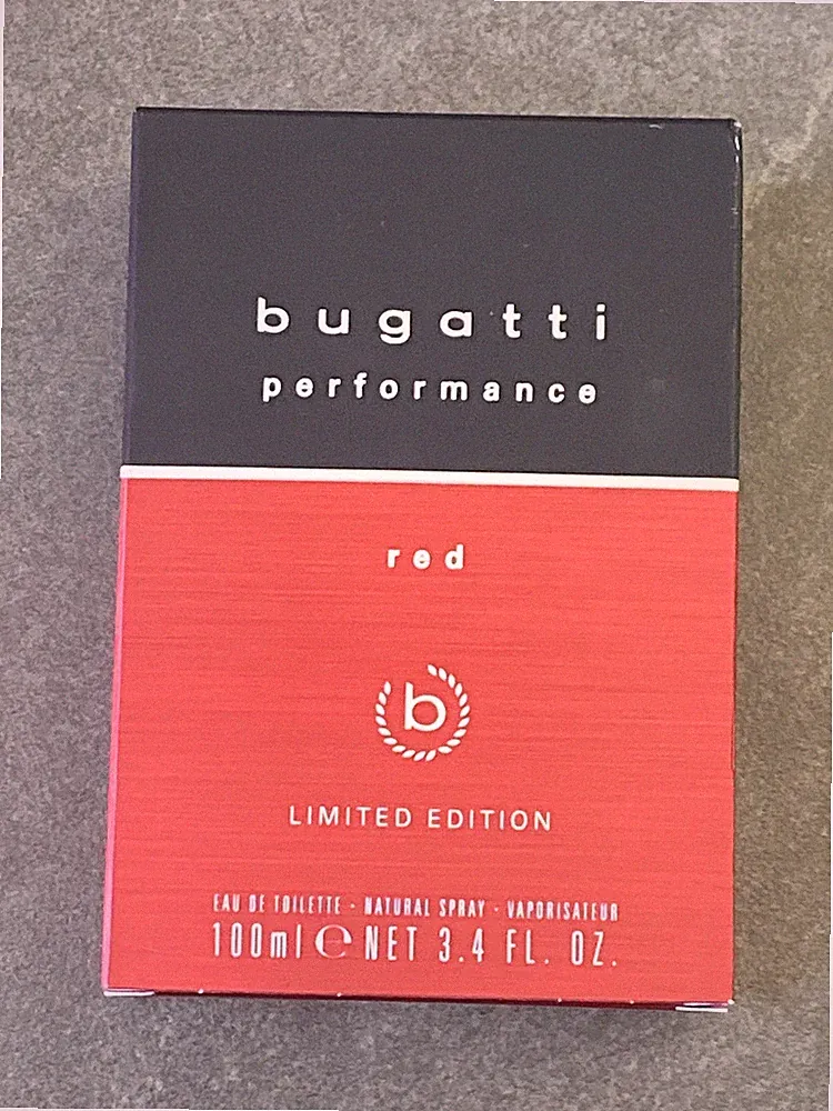 279,00€/Liter - Bugatti Performance Red 100ml Eau de Toilette für Herren, neu