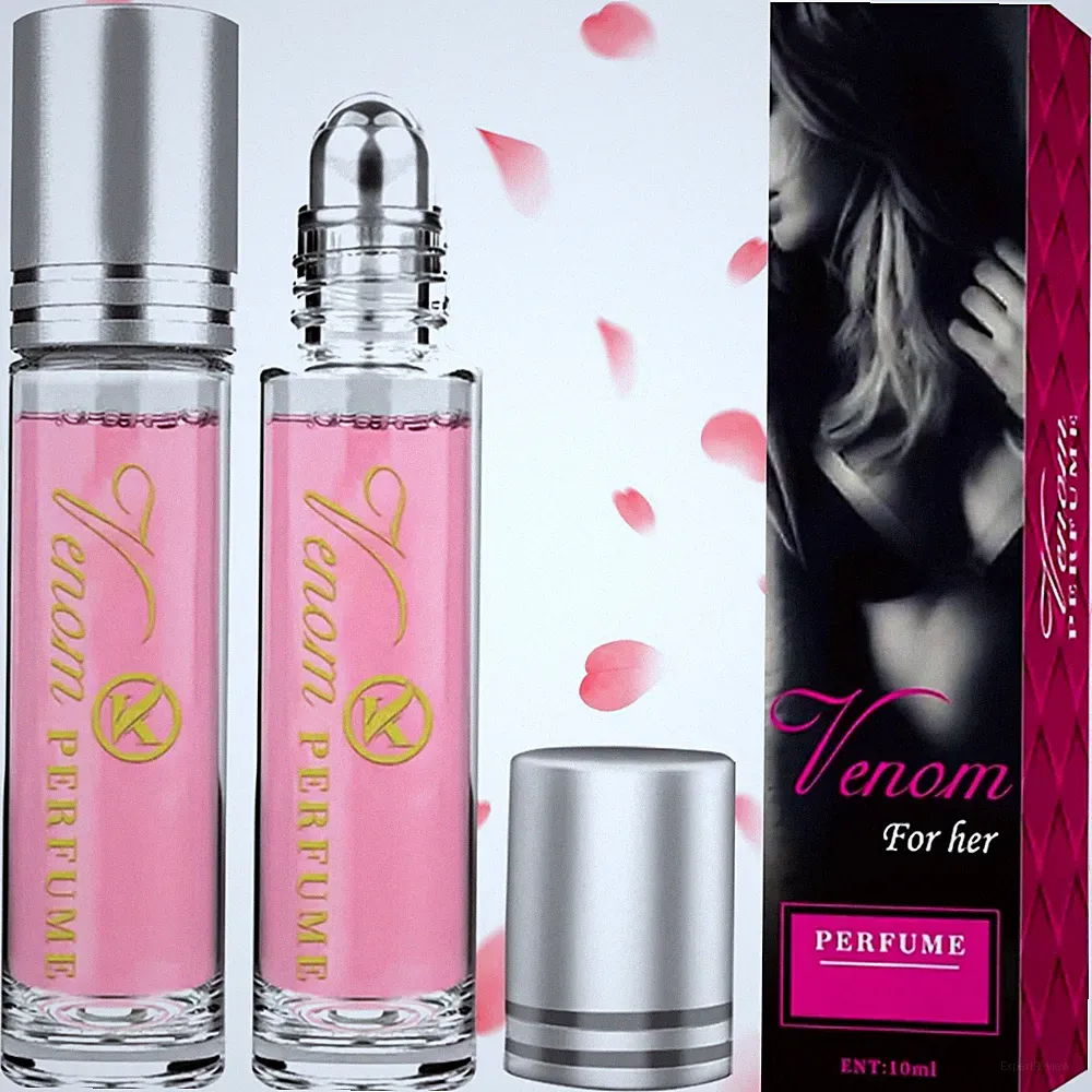 2Stück Pheromone Parfum Woman,Roller Ball Parfüm N, Pheromone Öl, Eine Lang Anha
