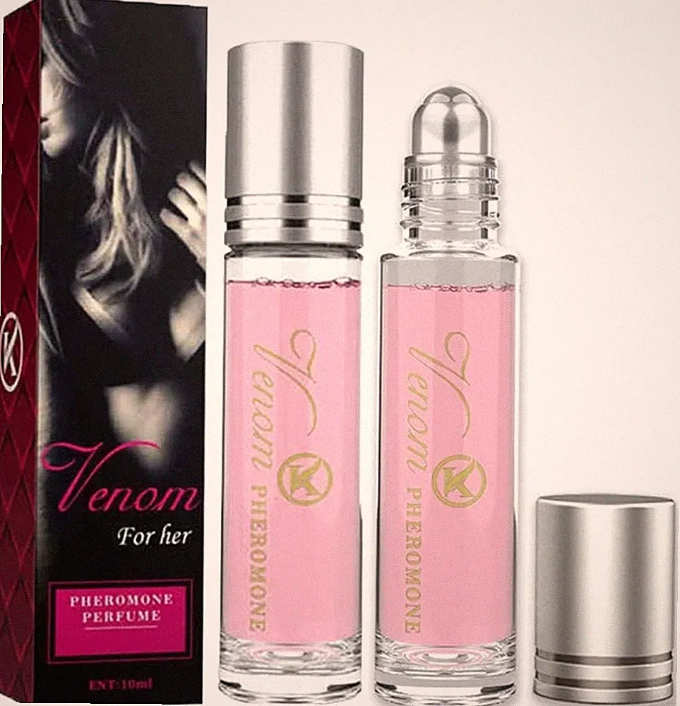 2Stück Pheromone Parfum Woman,Roller Ball Parfüm N, Pheromone Öl, Eine Lang Anha