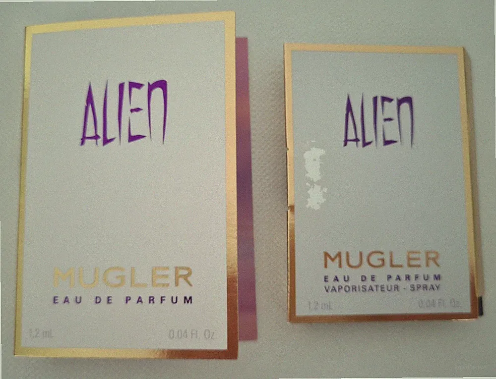 2x 1,2ml Damen Parfüm Proben Alien Eau de Parfum EDP Adventskalender NEU