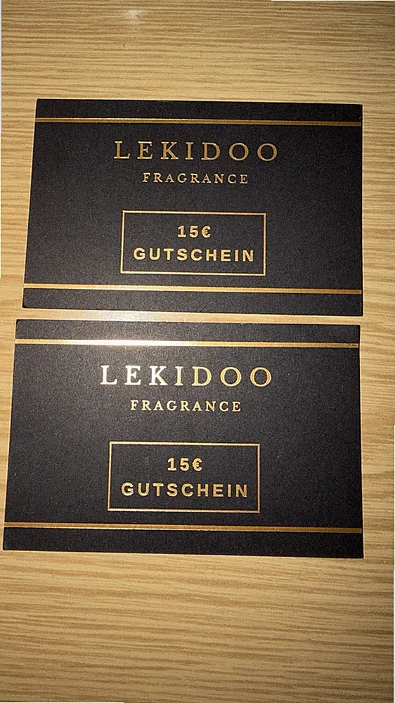2x 15€ Lekidoo Shop Parfüm Gutschein