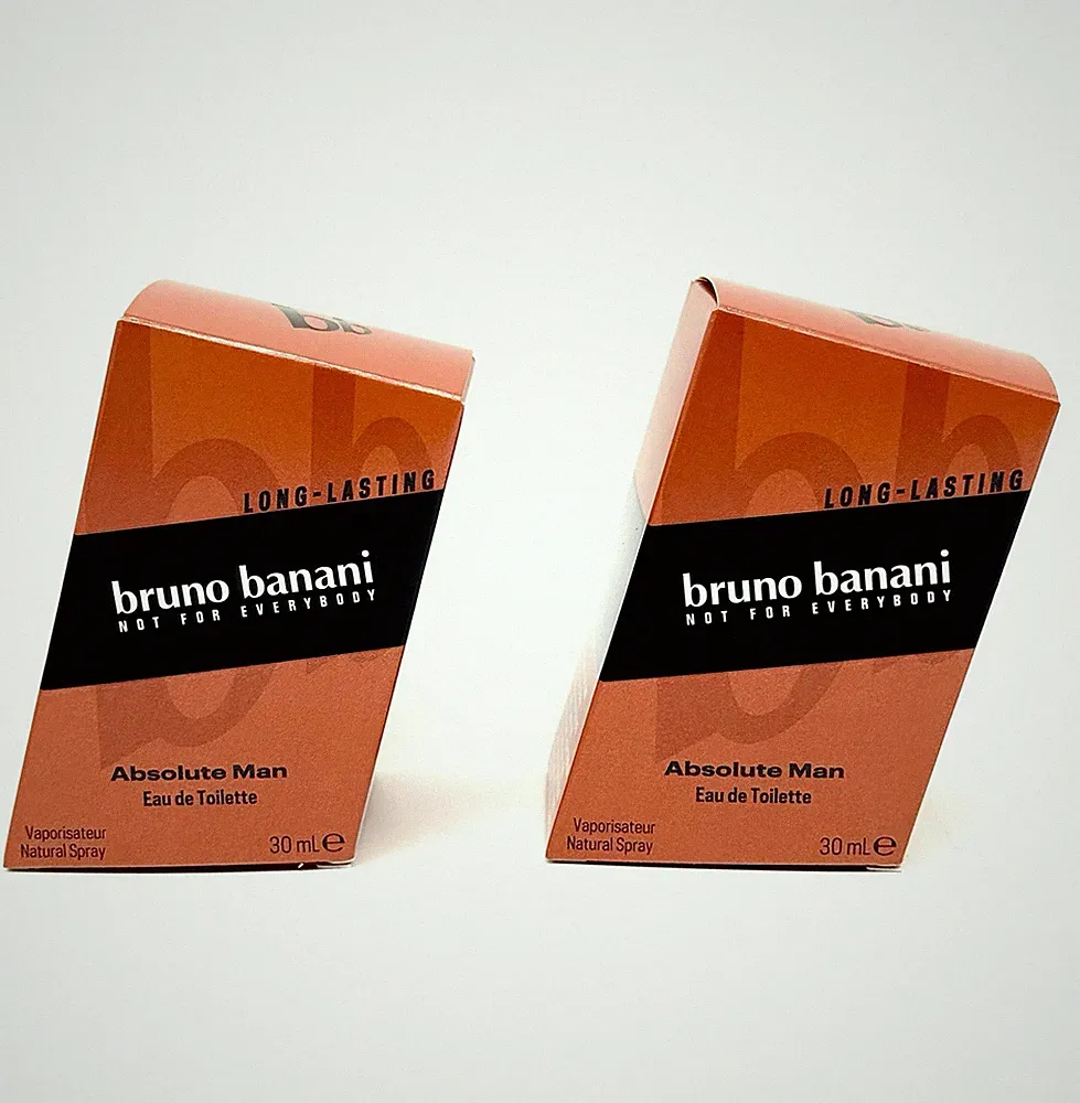 2x 30ml Bruno Banani ABSOLUTE MAN Eau de Toilette EdT Spray for man Herren