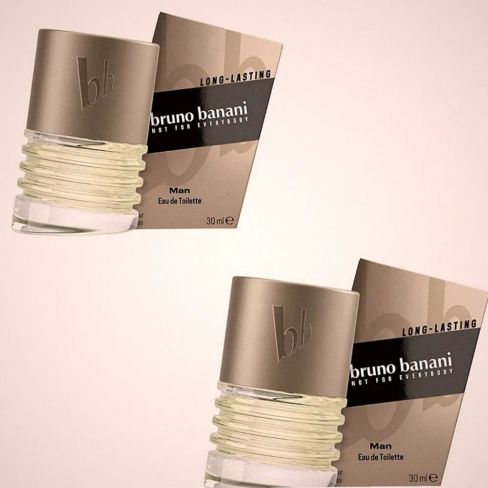 2x 30ml Bruno Banani Man Eau de Toilette Natural Spray Herren Edt