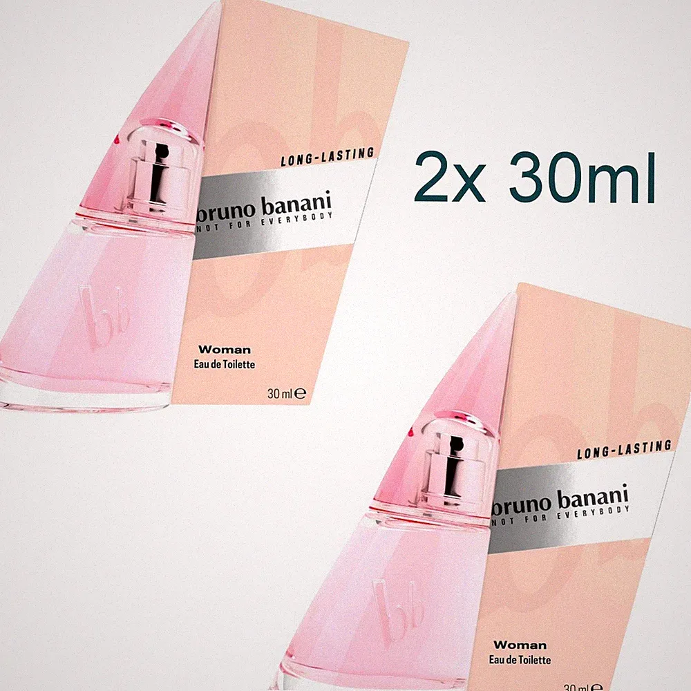 2x 30ml Bruno Banani Woman - Eau de Toilette Spray 30 ml Neu