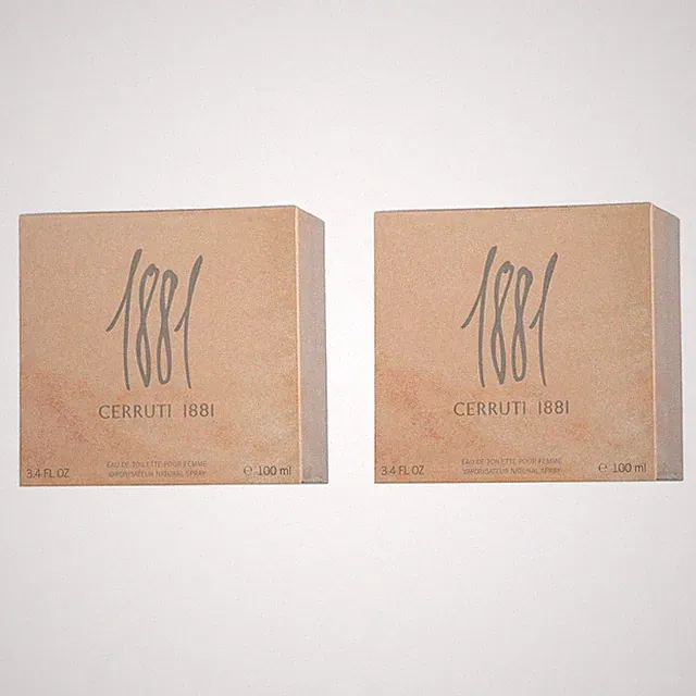 2x Cerruti 1881 pour Femme EDT 100ml