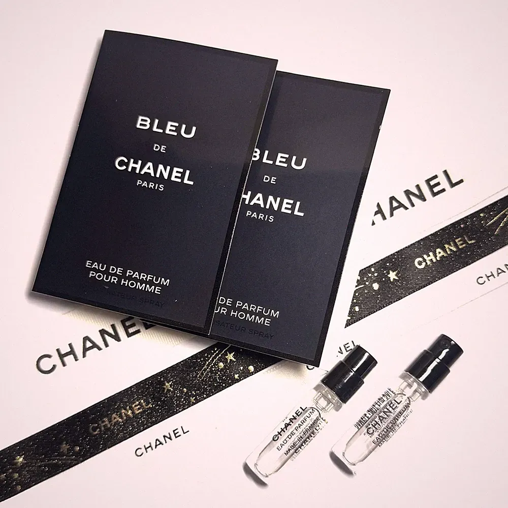 2x Chanel Bleu De Chanel Eau De Parfum Pour Homme 1,5ml x2
