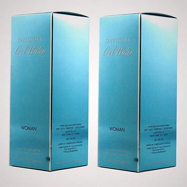 2x Davidoff Cool Water Woman EDT 100ml