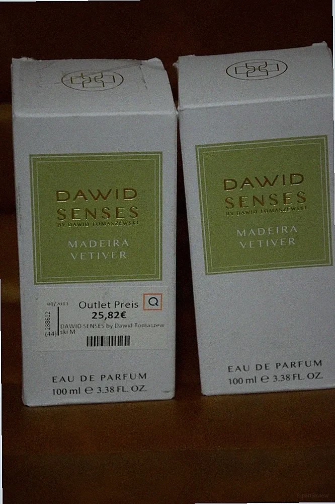 2x Dawid Senses | MADEIRA VETIVER | Parfüm | Bergamotte, Sandelholz, Safran, Oud