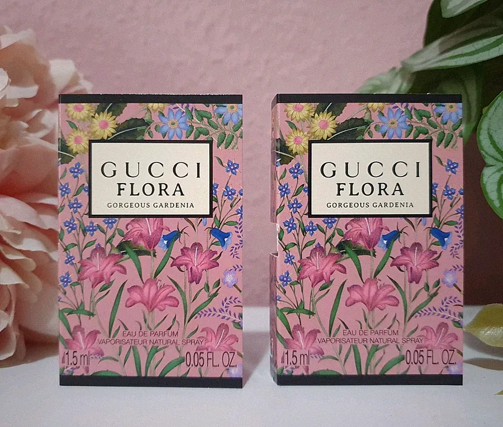 2x Gucci Flora Gorgeous Gardenia EdP 1,5ml Damen Duft Jasmin Mini Parfum