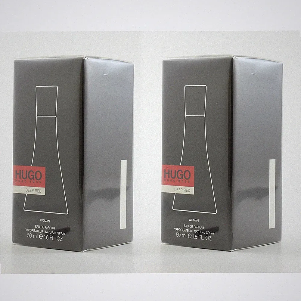 2x Hugo Boss HUGO Deep Red EDP 50ml