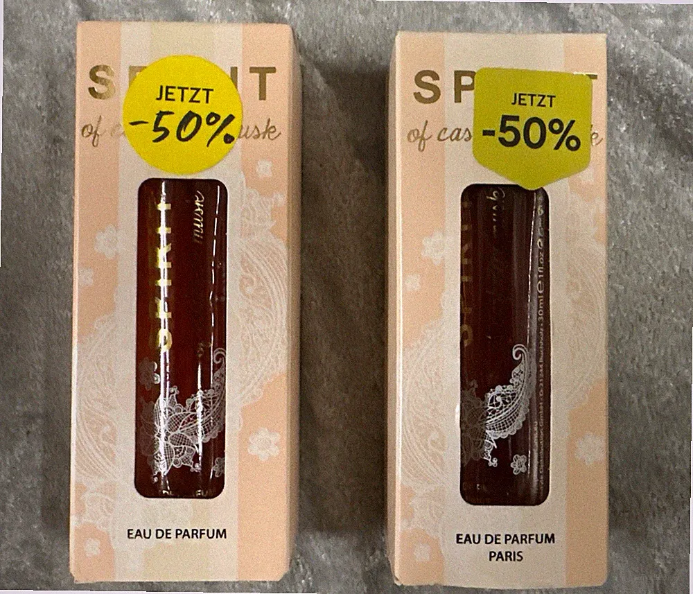 2x Spirit of Cashmere Musk Eau de Parfum EdP Spray Moschu Vanille Damenduft 30ml