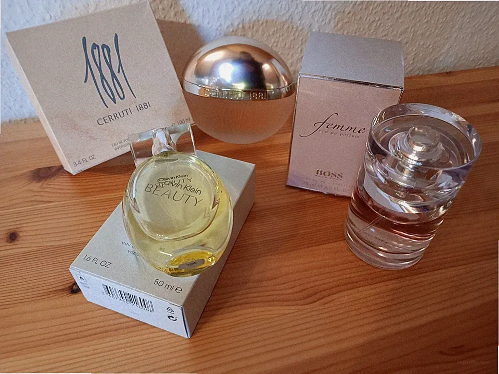 3 Damen Parfum Konvolut Cerruti 1881 Pour Femme/ C. Klein Beauty/ Boss Femme