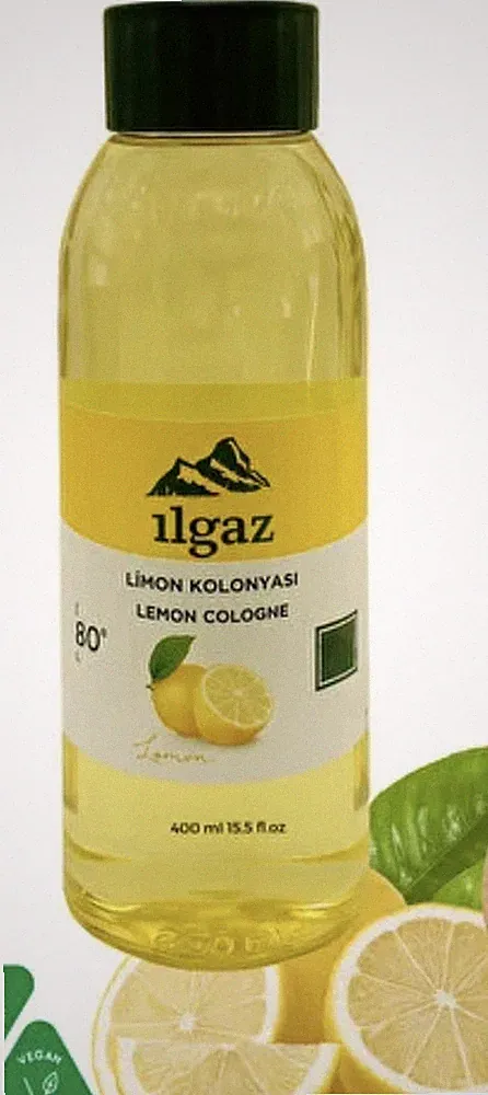 3 Stück Ilgaz Zitronen Duftwasser Kolonya Limon Kolonyasi 400 ml