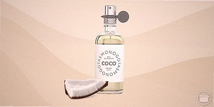 3 x 100 ML - SPANISH MONOGOTAS " KOKOSNUSS " SCENT - COLOGNE FOR WOMEN - EDT