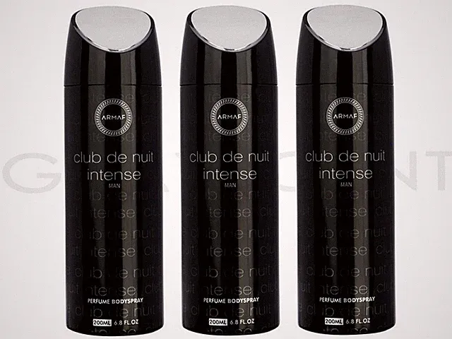 3 x ARMAF CLUB DE NUIT INTENSE MAN Parfum Body Spray 200ml