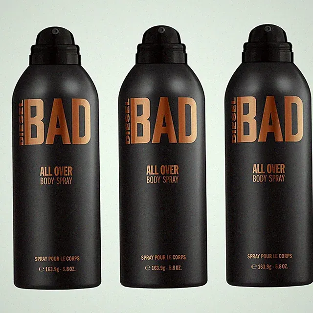 3 x DIESEL BAD BODY SPRAY 200ML HERREN KÖRPERPARFÜM FÜR IHN KOSTENLOSE LIEFERUNG